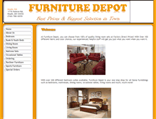 Tablet Screenshot of furnituredpo.com